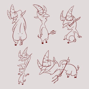 IMPS veya şeytanlar çizimler