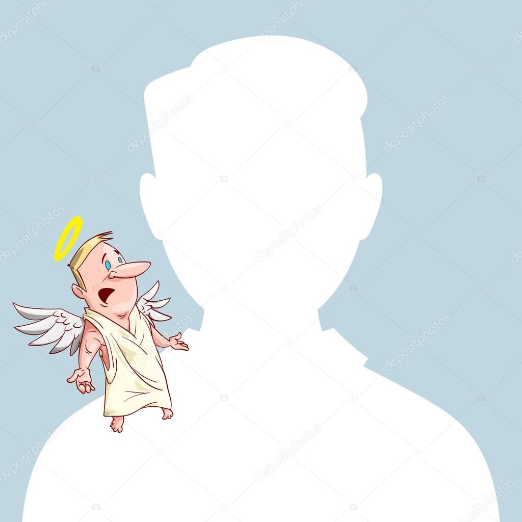 Blank Avatar Blank Avatar With Conscience Stock Vector C Philllbg 130009220