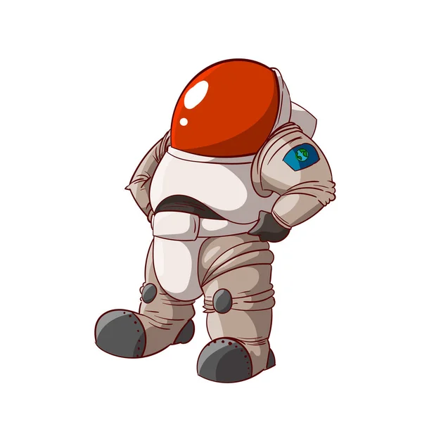 Αστροναύτης σε ένα κοστούμι — Διανυσματικό Αρχείο
