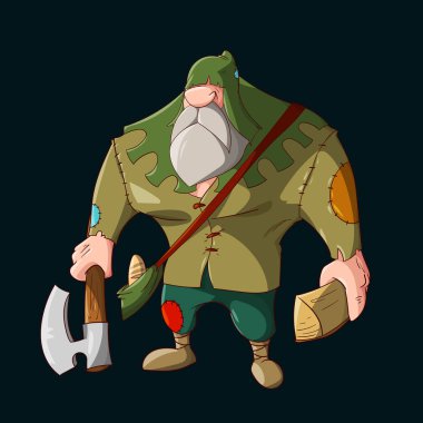 Çizgi film küçük halk viliger