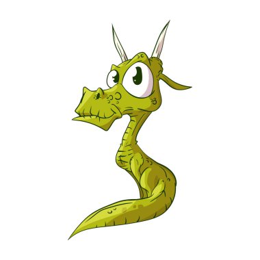 sevimli çizgi dragon