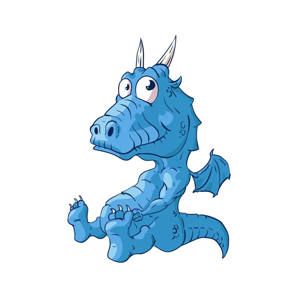 Dragon dessin animé mignon — Image vectorielle