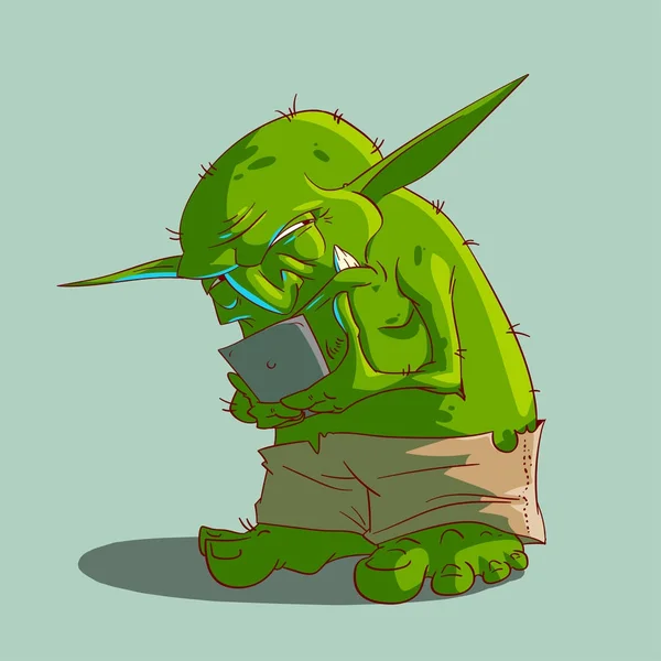 Karikatür Internet Troll