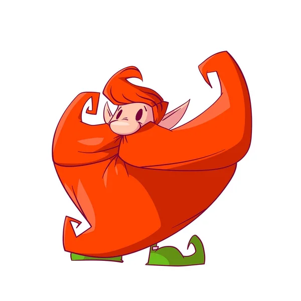 Cartoon vector Elf — Stockvector