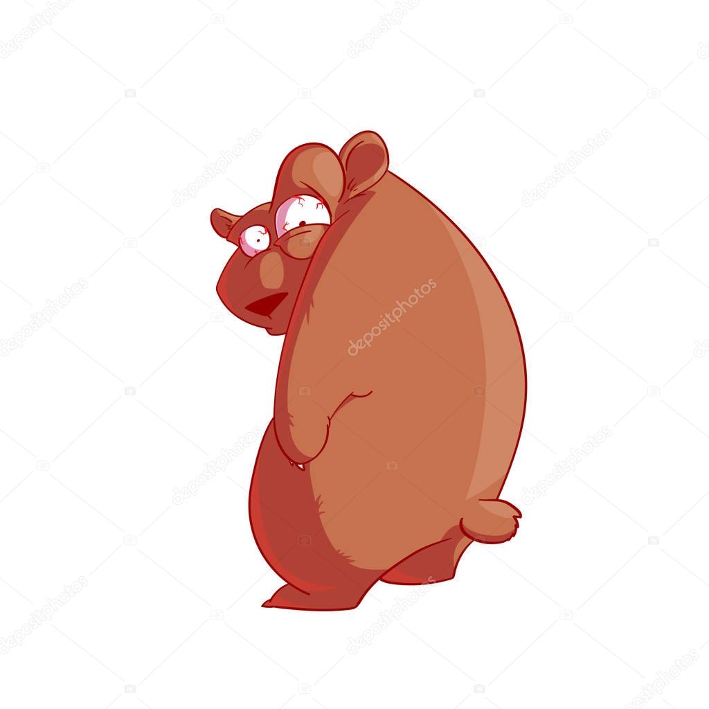 Cartoon vector bear
