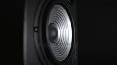 Subwoofer çalışma titreşimli bir gümüş