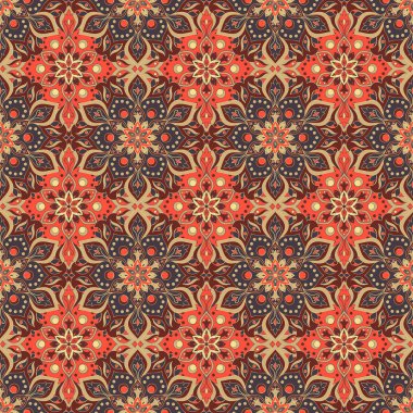 Kusursuz el çizimi mandala deseni.