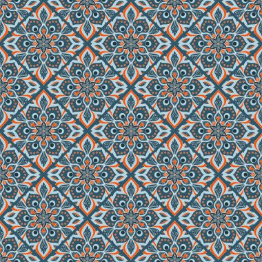 Kusursuz el çizimi mandala deseni.