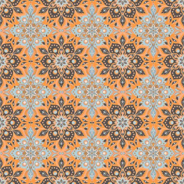 Kusursuz el çizimi mandala deseni.