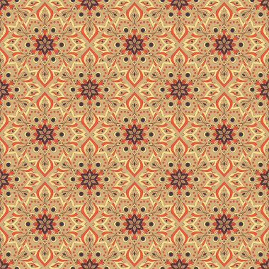 Kusursuz el çizimi mandala deseni.