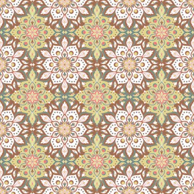 Kusursuz el çizimi mandala deseni.