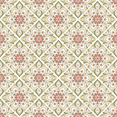 Kusursuz el çizimi mandala deseni.