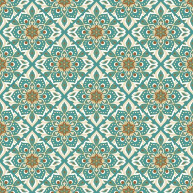 Kusursuz el çizimi mandala deseni.