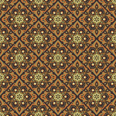 Kusursuz el çizimi mandala deseni.