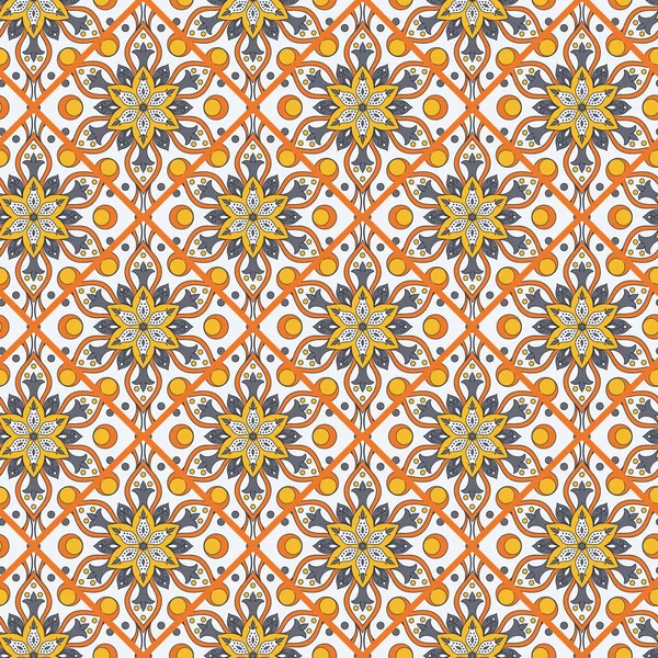 Kusursuz el çizimi mandala deseni.