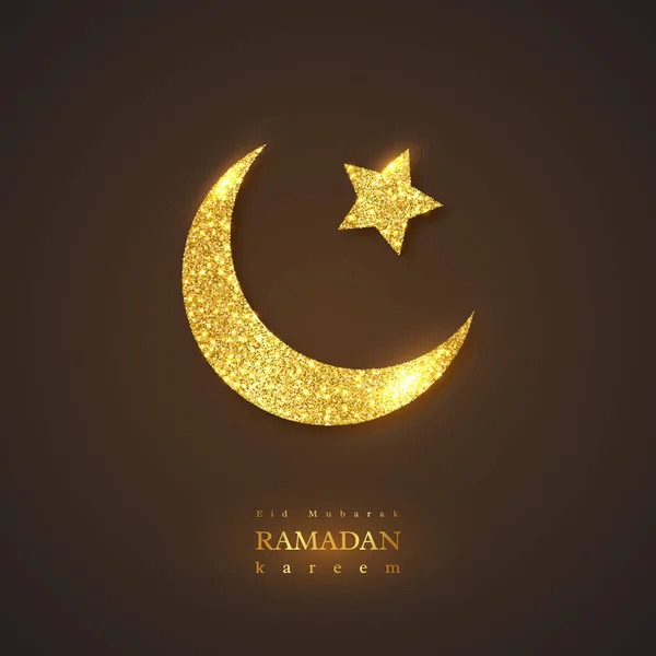 Ramadán Kareem fondo de vacaciones . — Archivo Imágenes Vectoriales
