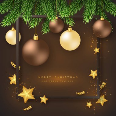 Neşeli Noel tatil arka plan.