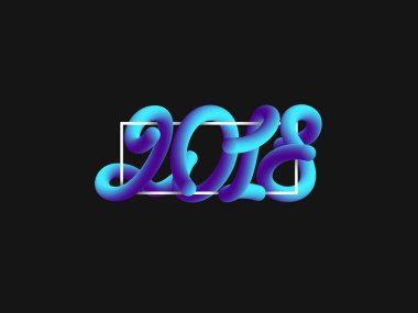 çerçeve ile 3D sayısal 2018.
