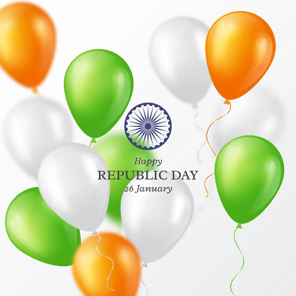 République indienne fond de journée . — Image vectorielle