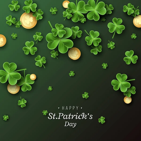 St. Patrick's Day card. — Stock Vector