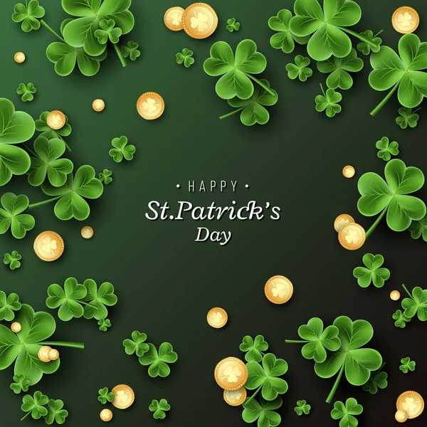 Tarjeta del día de St. Patrick. — Archivo Imágenes Vectoriales