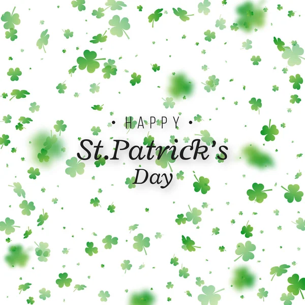 St. Patrick's Day background. — Stock Vector