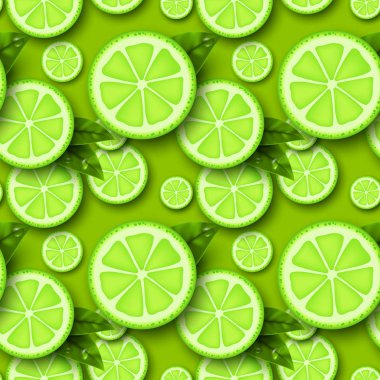 Limon meyve Seamless Modeli.