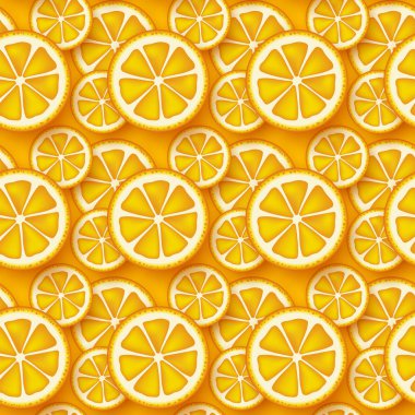 Turuncu meyve seamless modeli.