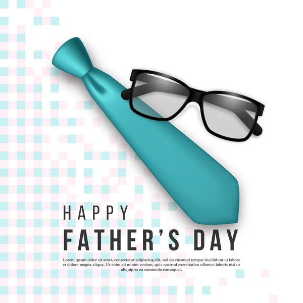 Fathers day greeting card.