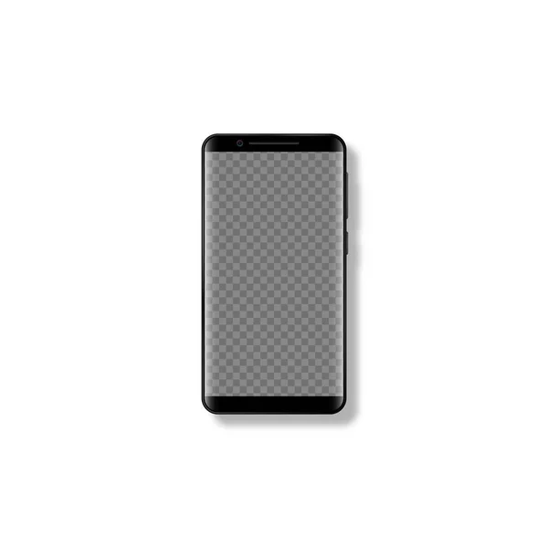 Realistisk 3D mobil smartphone mockup. — Stock vektor