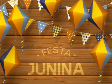 Festa Junina bayram afişi.