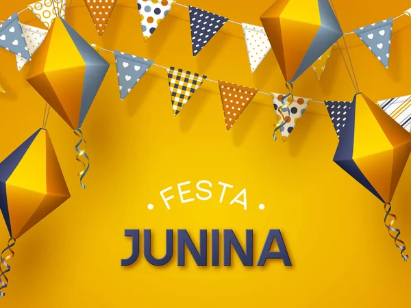 Festa Junina holiday banner. — Stock Vector