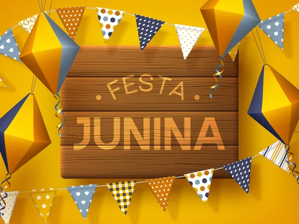 Festa Junina bayram afişi.