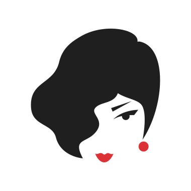 yüz çekici kız çizgi film