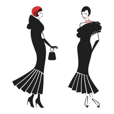 Added giysili bir kadına