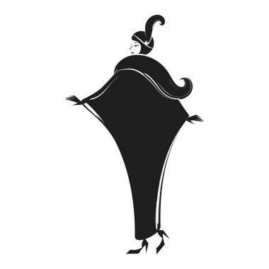 Added giysili bir kadına