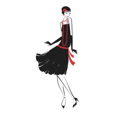 Added giysili bir kadına