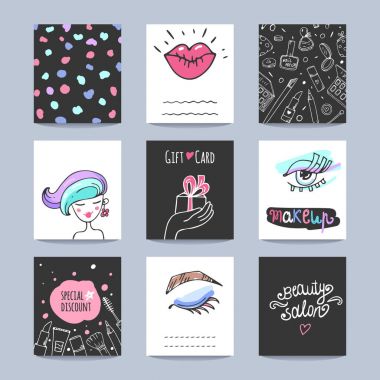 Güzellik Salonu el ilanı vektör