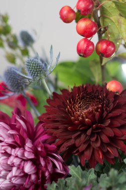 renkli çiçek buketi