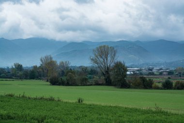 Sonbahar panoramik Fondi, İtalya