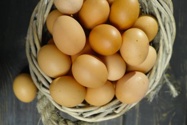 Organik brouw tavuk yumurta ekmek arası gruptan