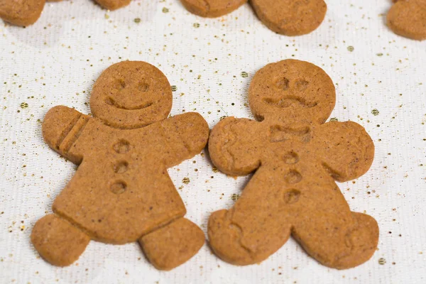 Christmas smiling  gingerbread men