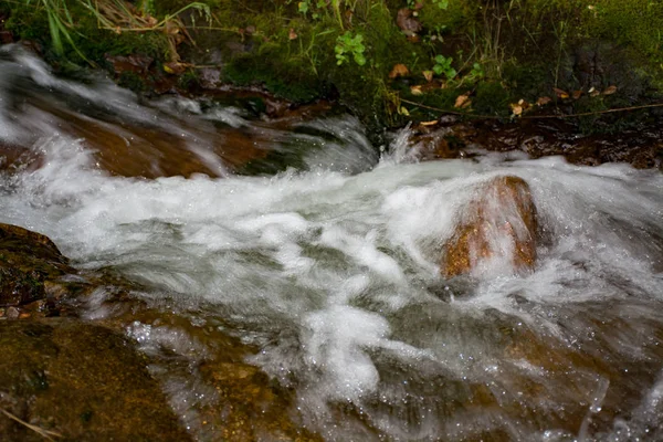 Río de montaña rápido — Foto de Stock