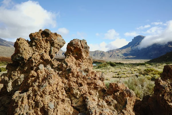 Teide National Park Tenerife Most Spectacular Travel Destination Lava Volcano — Stock Photo, Image