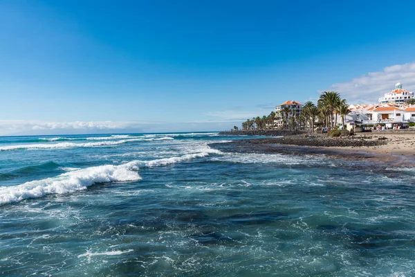 Ocean Coast Tourist Resort Playa Las Americas Tenerife Island Canary — Stock Photo, Image