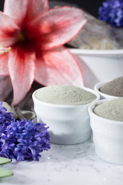 Antik Mineraller - lüks yüz ve vücut spa tedavisi, kil powd