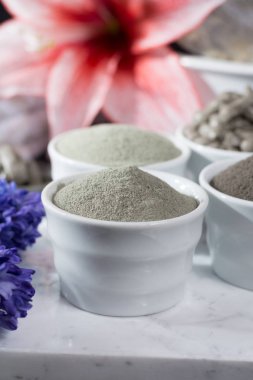 Antik Mineraller - lüks yüz ve vücut spa tedavisi, kil powd