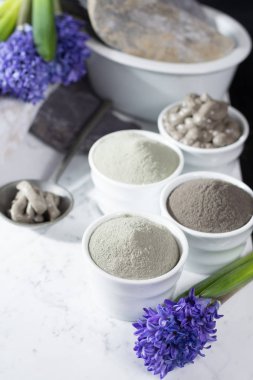 Antik Mineraller - lüks yüz ve vücut spa tedavisi, kil powd