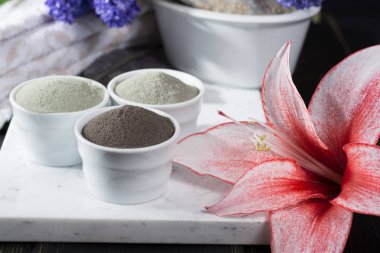 Antik Mineraller - lüks yüz ve vücut spa tedavisi, kil powd