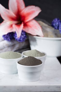 Antik Mineraller - lüks yüz ve vücut spa tedavisi, kil powd